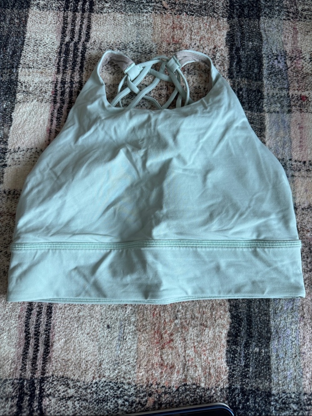 Lululemon free to be wild high neck Light Mint Sports Bra